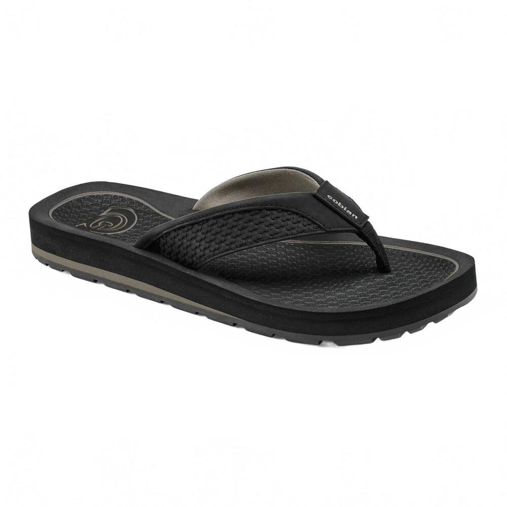 NEW COBIAN men's drt flip-flop sandals in black